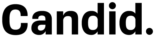 Candid. Logo